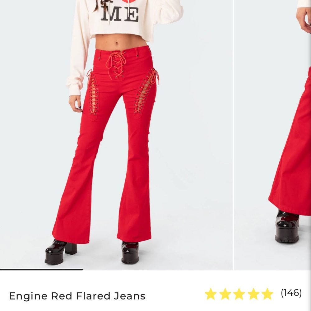 Red pants - Picture 2 of 2